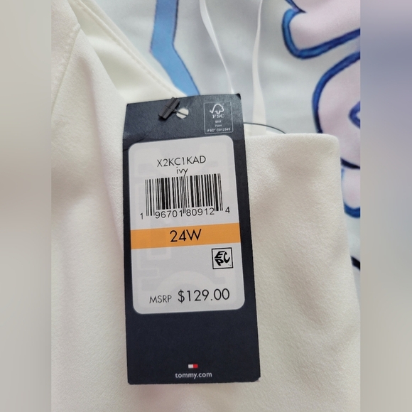 Plus size Tommy hilfiger womens mock collar sleeveless dress size 24w in… - Picture 7 of 11